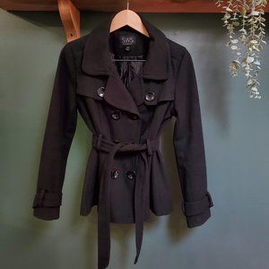 SWS | Black Pea Coat